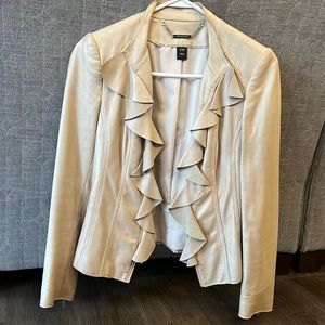 White House Black Market Leather Jacket